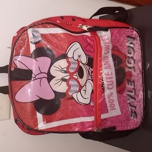 Disney Minnie Mouse Backpack w/Water Bottle